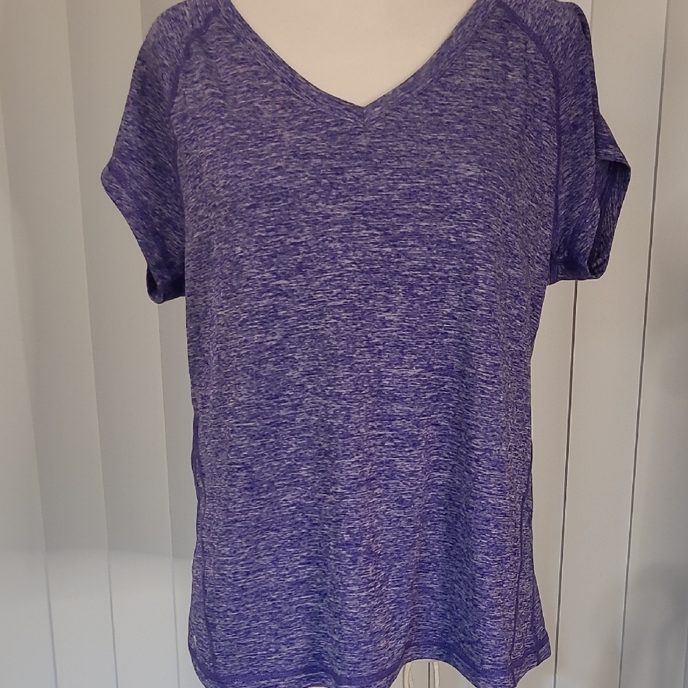 Ideology Purple Short Sleeve Women's Tee